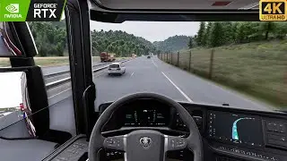 SCANIA Driving Trough Village - Euro Truck Simulator 2 Gameplay Walkthrough