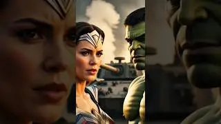 hulk and wonder woman on a mission 😮