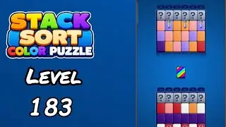 Stack Sort Color Puzzle Level 183 Walkthrough