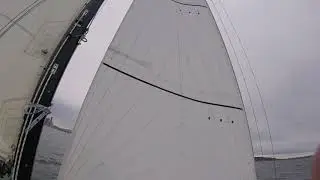 Olson 29 Ronin 85% North jib video #2