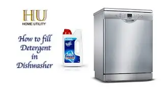 How to fill detergent in Dishwasher ( BOSCH DISWASHER SMS66GI01I)