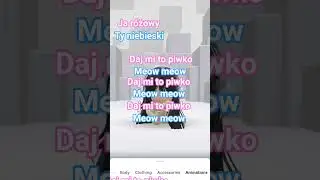 ja r&oacute;żowy ty niebieski