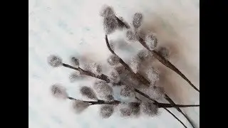 Веточка вербы своими руками DIY Mellas