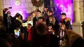Vídeo del encendido de las luces de Navidad en Ourense 2022