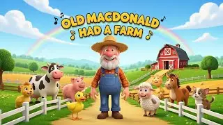 Old MacDonald Had a Farm 🎵 | 3D Nursery Rhyme for Kids | MagicLamp Tales