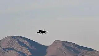 AV-8B Harrier vertical landing at Nellis Air Force Base