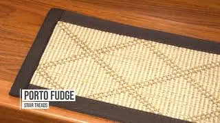 PORTO WOOL SISAL CARPET STAIR TREADS