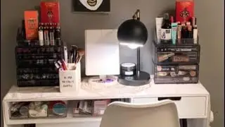 Makeup organization and brands Face prep routine