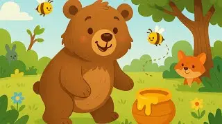 Fuzzy Bear Song for Kids 🐾 | Big Brown Bear&rsquo;s Forest Fun | Pamuk Şeker Hikayeleri