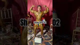 Show Day -2 | Jit Gaye Bronze 🥉 medal #bodybuilding #competition #youtube #vlog #daily #minivlog