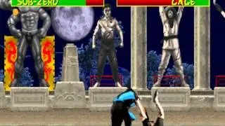 Mortal Kombat Arcade Version Prototype 9.0 Very Hard Playthrough Sub-Zero