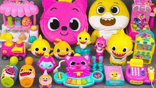 65 Minutes Satisfying Unboxing Baby Shark Ice Cream Shop Cash Register, Pinkfong Toys Review