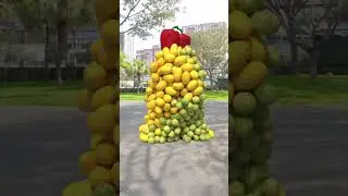 Create fruit characters🍏🍒 that can move and collision...