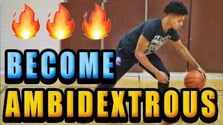 HOW TO BECOME AMBIDEXTROUS! Offhand dribble Drills!🔥🔥🔥 | Youth Basketball Training