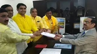 Nara Lokesh files nomination for MLC seat, along with four other TDP candidates