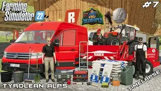 РАЗБРАСЫВАНИЕ УДОБРЕНИЙ с помощью REFORM на КРУТОМ ЛУГУ | Тирольские Альпы | Farming Simulator 22...