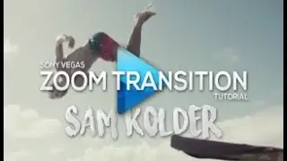 Zoom Transitions Sam Kolder Style without additional Plugins | Tutorial #6 | Vegas Pro