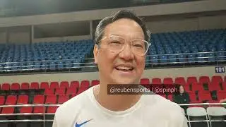 Gilas Women coach Pat Aquino on the squad practicing with the men's team, Asian Games chances