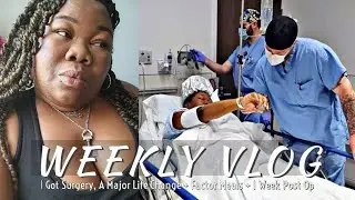 I Got Surgery, A Major Life Change + Factor Meals + 1 Week Post-Op | Weekly Vlog | Cory Nes