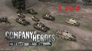 Company of Heroes Luis Webber Map (part7) 1vs4 Expert CPU [Europe At War mod]