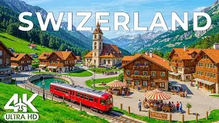 Switzerland 4K | Explore Snowy Alps, Crystal Lakes & Timeless Serenity in Europe’s Peaceful Gem