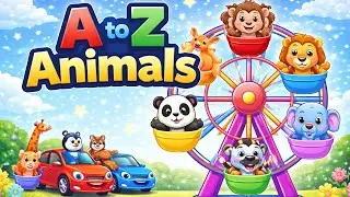 Alphabet with Animals A to Z | ABC Songs for Kids | Learn Letters & Animal Names| Charming Playhouse