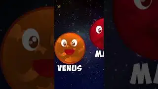 Planets Song for Kids #shorts #nurseryrhymes #leraning #solarsystem #planetsong #kindergarten