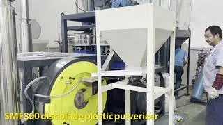 LDPE HDPE ABS disc blade plastic pulverizer