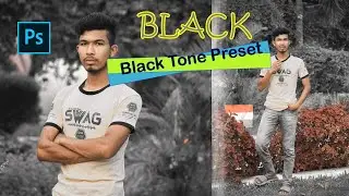 Black Tone Preset   Photoshop Tutoria  Color Grading in Adobe Photoshop  #hedaytullahpro