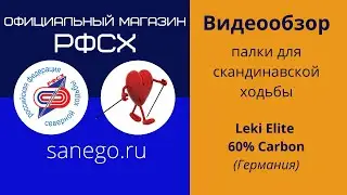Leki Elite Carbon палки для северной (скандинавской) ходьбы цельные