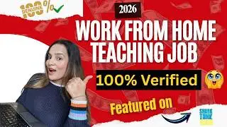 Part Time Work From Home Teaching Job 2026 | Online English Educator Job WFH