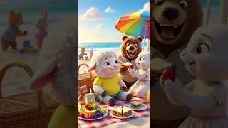 Adorable Lamb Sunny Sand Feast #sheep