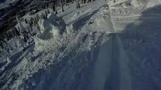 A few afternoon snowboard runs at Steamboat 12/15/19