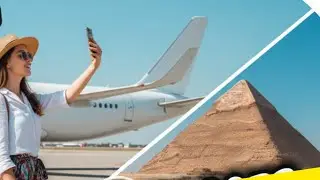 на пирамидах - авиа через Каир