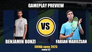 Benjamin Bonzi vs Fabian Marozsan | ATP Beijing China Open Gameplay Preview (Tiebreaker Engine)