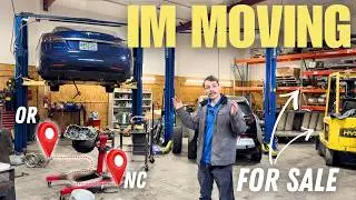My EV Repair Shop Is Moving Across The Country! Logistics, Equipment For Sale, & More