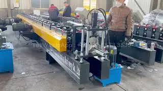 Australian Type Roller Shutter Door Slide Guide Rail Roll Forming Machine