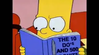 Don't Do What Donny Don't Does! - The Simpsons