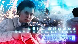 STAR WARS Battlefront 2: HOTH Base Defenсe. Leia Organa showdown