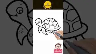 #easydrawing #digitalart #turtledrawing #animaldrawing