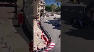 The view from the top of Grandstand B for the Monaco Grand Prix #f1 #monaco #senategrandprix