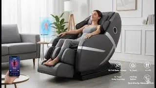 Zero Gravity Massage Chair Review | 3D Full Body Shiatsu, AI Body Scan & SL Track Recliner
