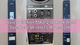 Review Edifier MR5 2.0 Bookshelf Speakers Wireless Bluetooth 6.0 Studio Monitor Speakers, Compact Si