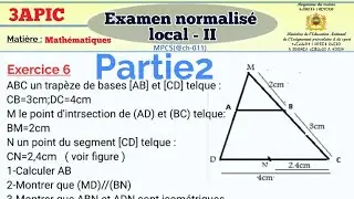 Correction, examen Local session janvier modèle 2/partie2, Mathématiques, 3ac