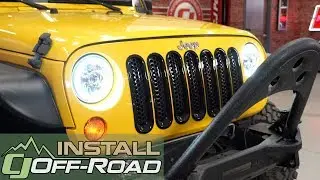 2007-2018 Jeep Wrangler JK Gets a Lighting Upgrade by Installing LED Halo Projector Headlights!