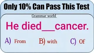Only 10% Can Pass This  Test 