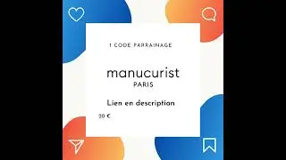 ✨1 code parrainage sur Manucurist✨20&euro; de remise avec le lien:  