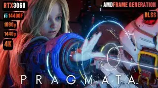 Pragmata RTX 3060 и i5 14400F 1080p/1440p/4K