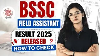 bssc field assistant result 2025 | bihar field assistant result 2025 | mahir academy 