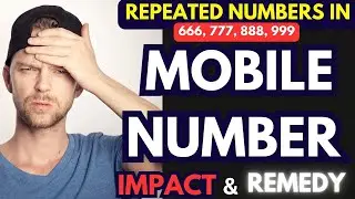 666/777/888/999 In Mobile Numerology || Remedies For Repeated Numbers || Amit Gupta Numerology